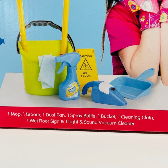 Cleaning Playset- 8 Pcs- NEW - Picture 4 of 5